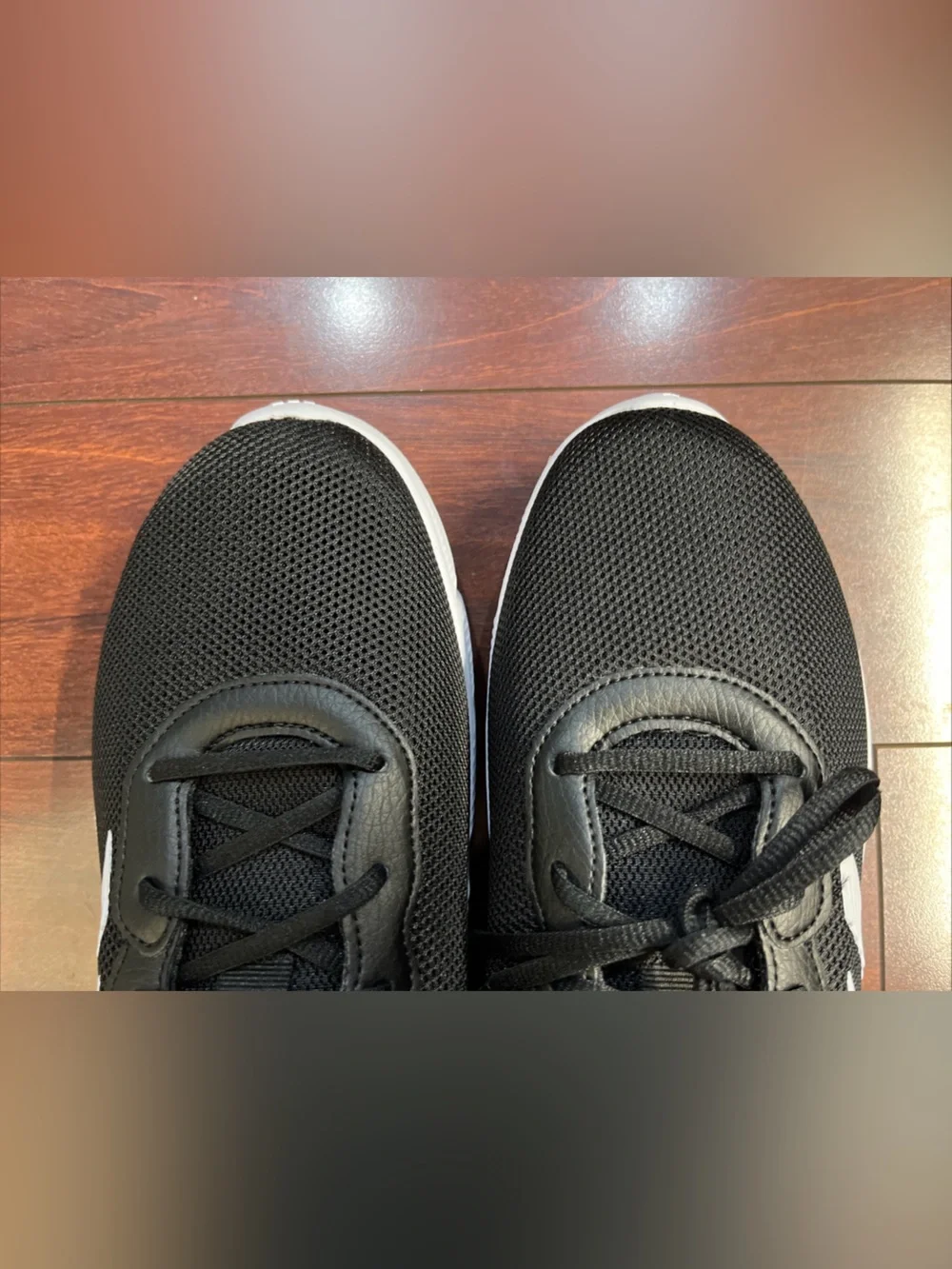 Mens 13 Adidas Cloudfoam Flex - Laces Black Shoe Sneaker Walking Running New Box